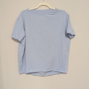 lululemon athletica Light Blue Short Sleeve Tee